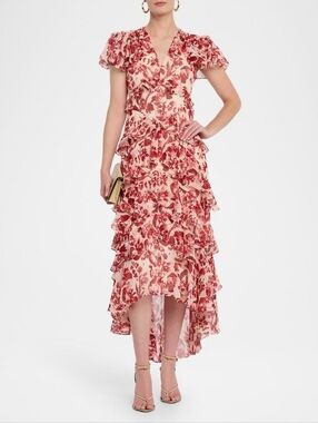 Cinq A Sept Floral Ribbons Tatum Dress